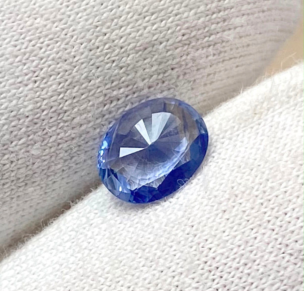Fantastic A+++ Natural Blue Sapphire Faceted Cut Gemstone Oval Shape 1.00 Cts Royal Blue Sapphire Size 8x6x2.5 mm