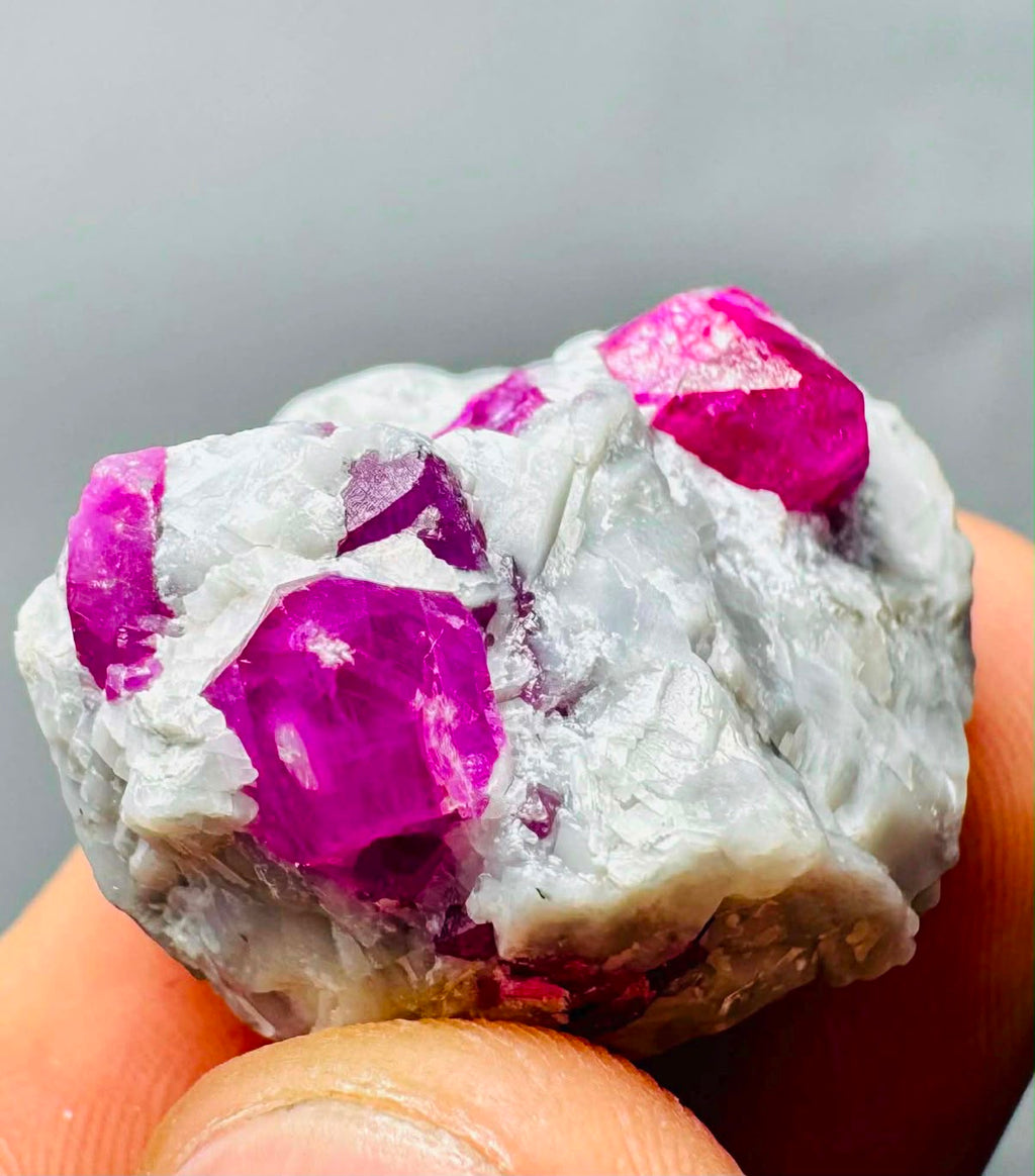 Natural Ruby Crystal Specimen – 69 Carats, Afghanistan