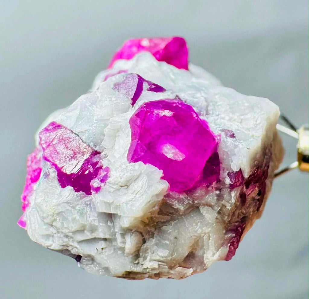 Natural Ruby Crystal Specimen – 69 Carats, Afghanistan