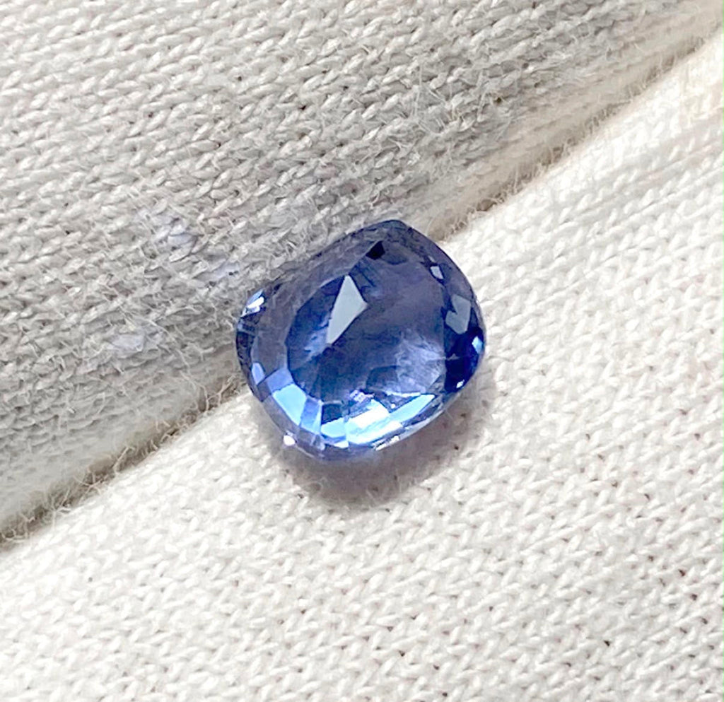 0.90 Cts Natural Blue Sapphire Cushion Cut Gemstone – Cornflower Royal Blue | 6x5x3.5 mm