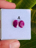 Faceted Oval Ruby Gemstone: African Loose Stone for Jewelry