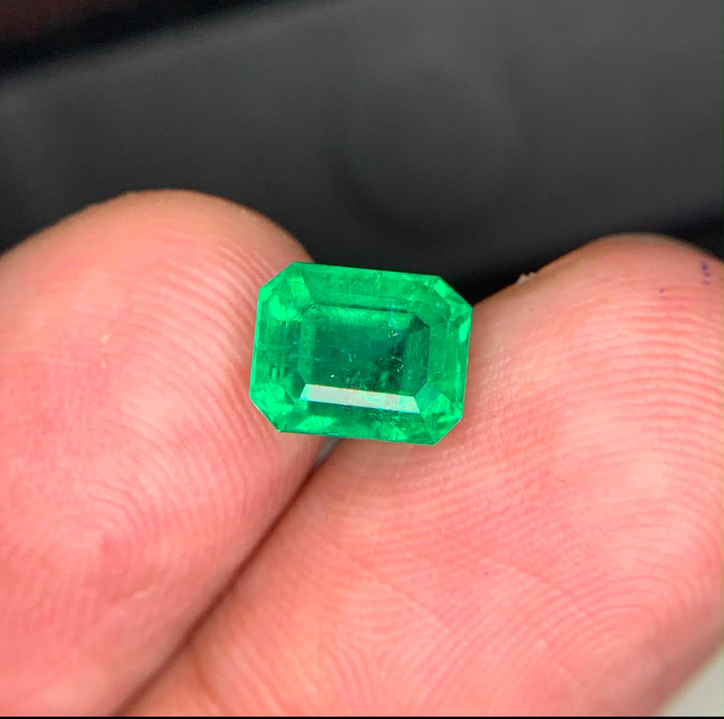 2.76 Ct Panjshir Emerald: Emerald Cut Green Beryl, IGI Certified