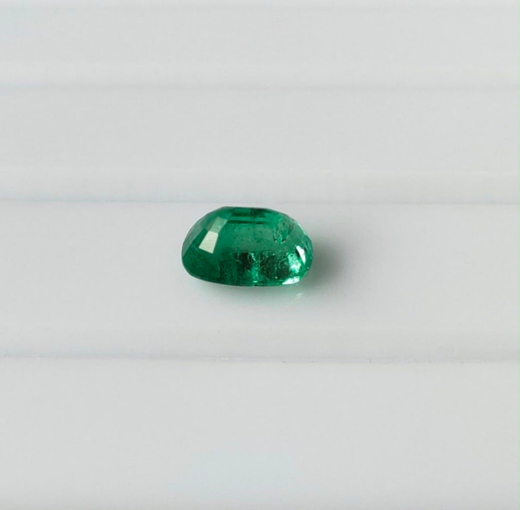 Natural Afghan Panjshir Emerald – Cushion Cut 1.32 Ct