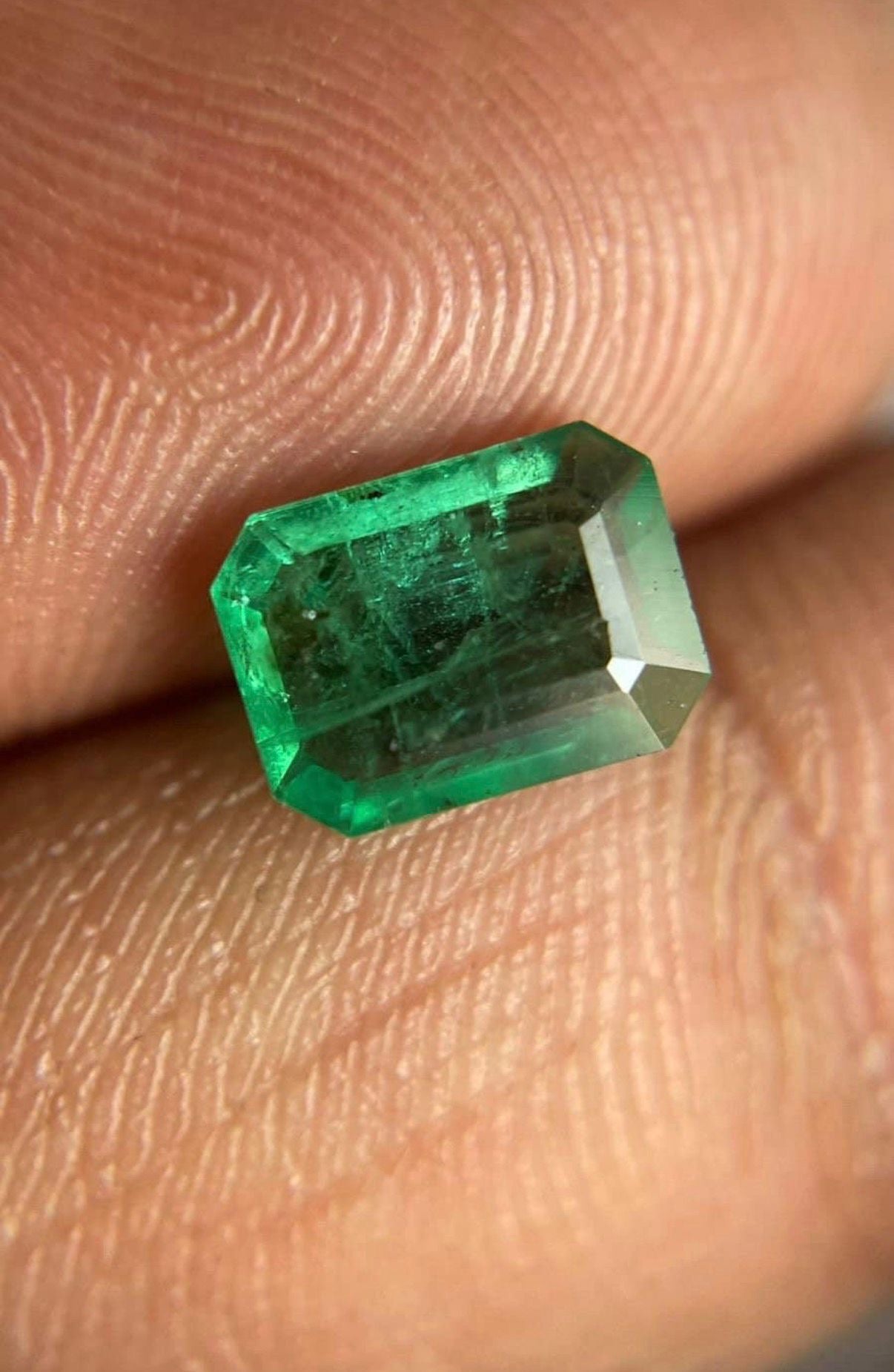 Natural Zambian Emerald – Faceted Loose Octagon 8.30x6MM