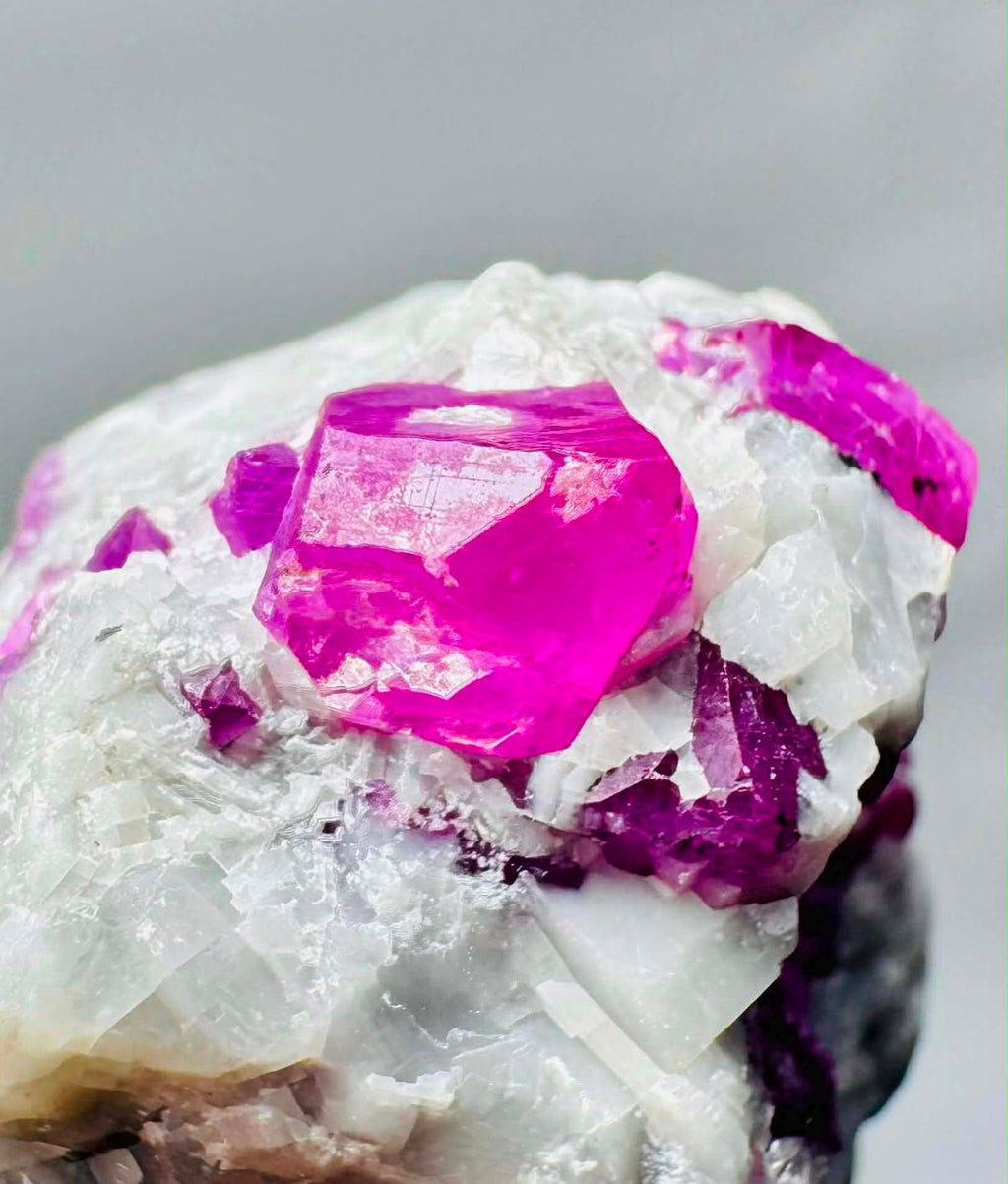 Natural Ruby Crystal Specimen – 69 Carats, Afghanistan