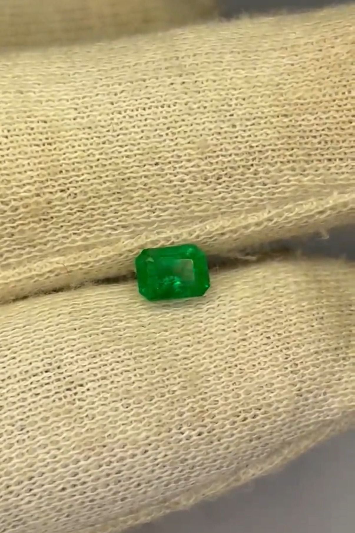 faceted natural loose zambian emerald