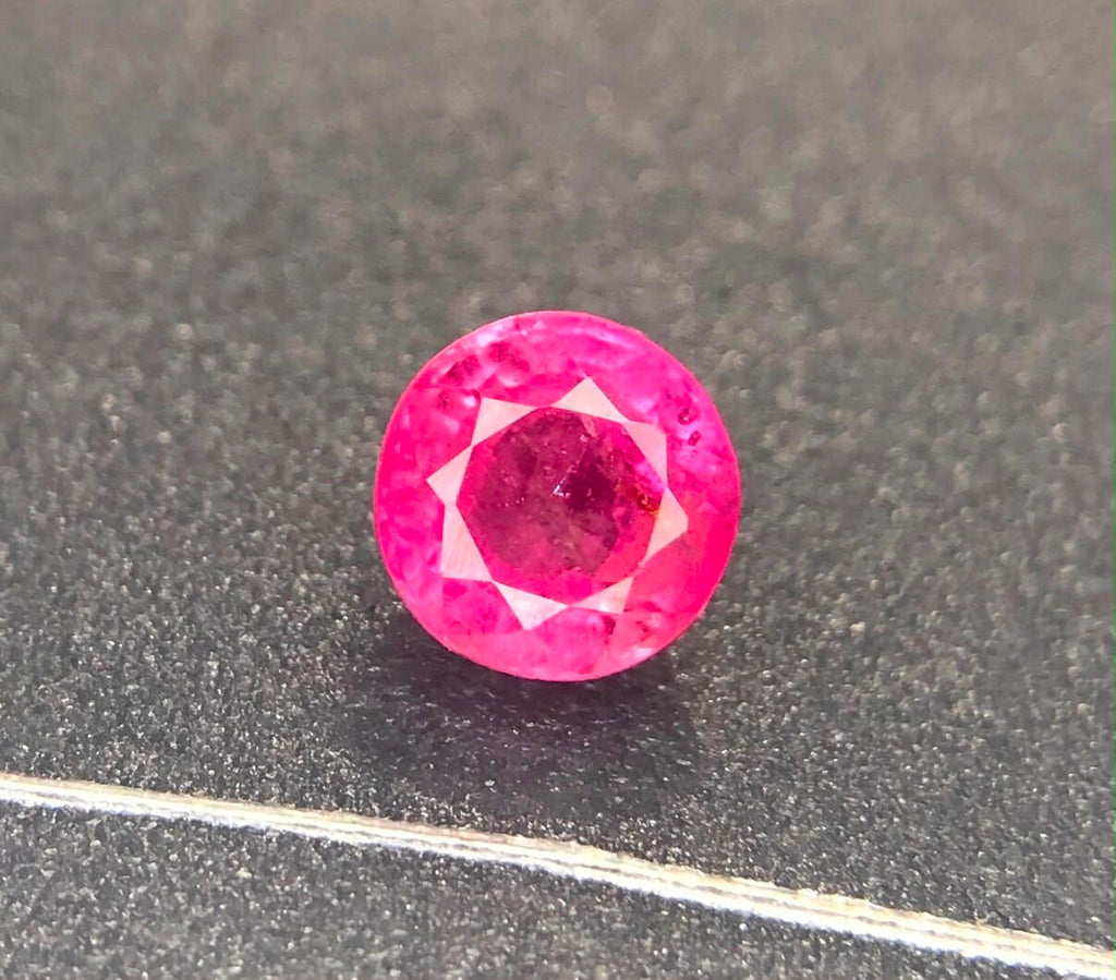 Natural Pink Ruby – Round Faceted 1.25ct