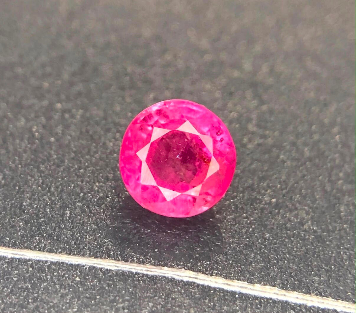 Natural Pink Ruby – Round Faceted 1.25ct