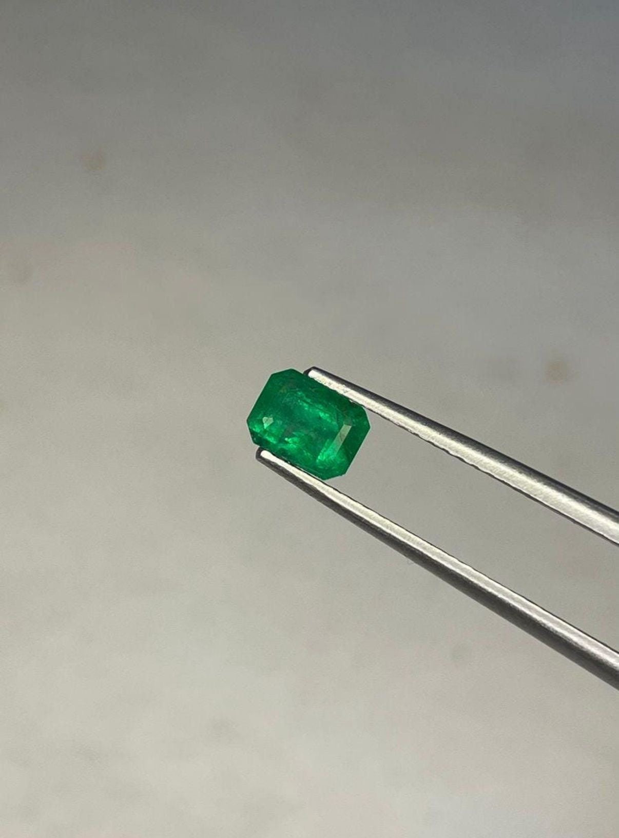 faceted natural loose zambian emerald