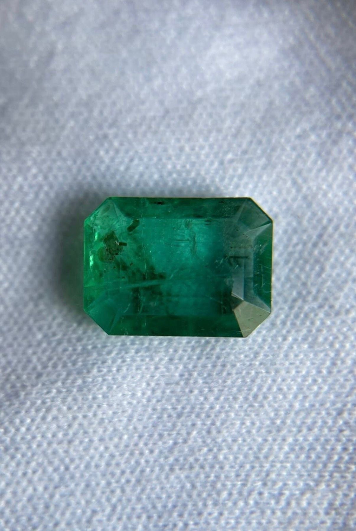 Natural Zambian Emerald – Faceted Loose Octagon 8.30x6MM