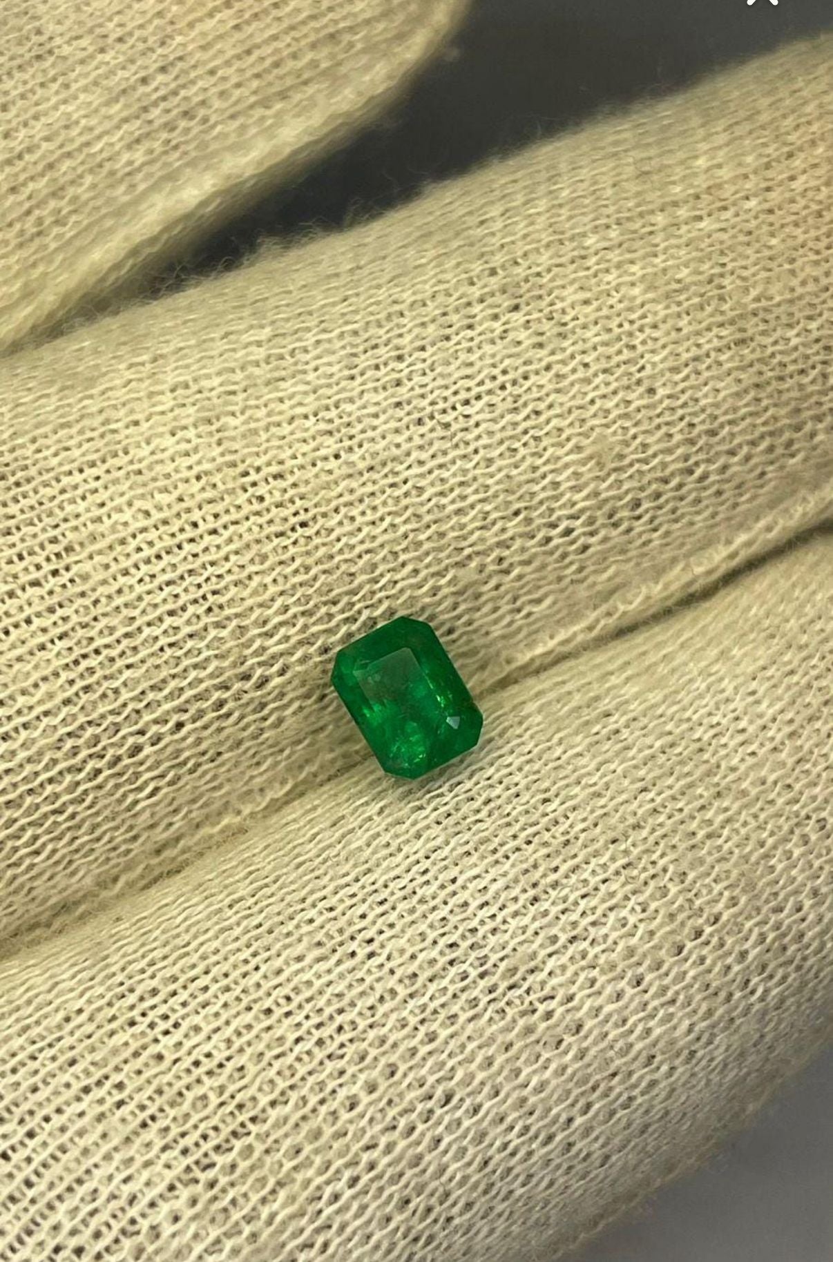 faceted natural loose zambian emerald