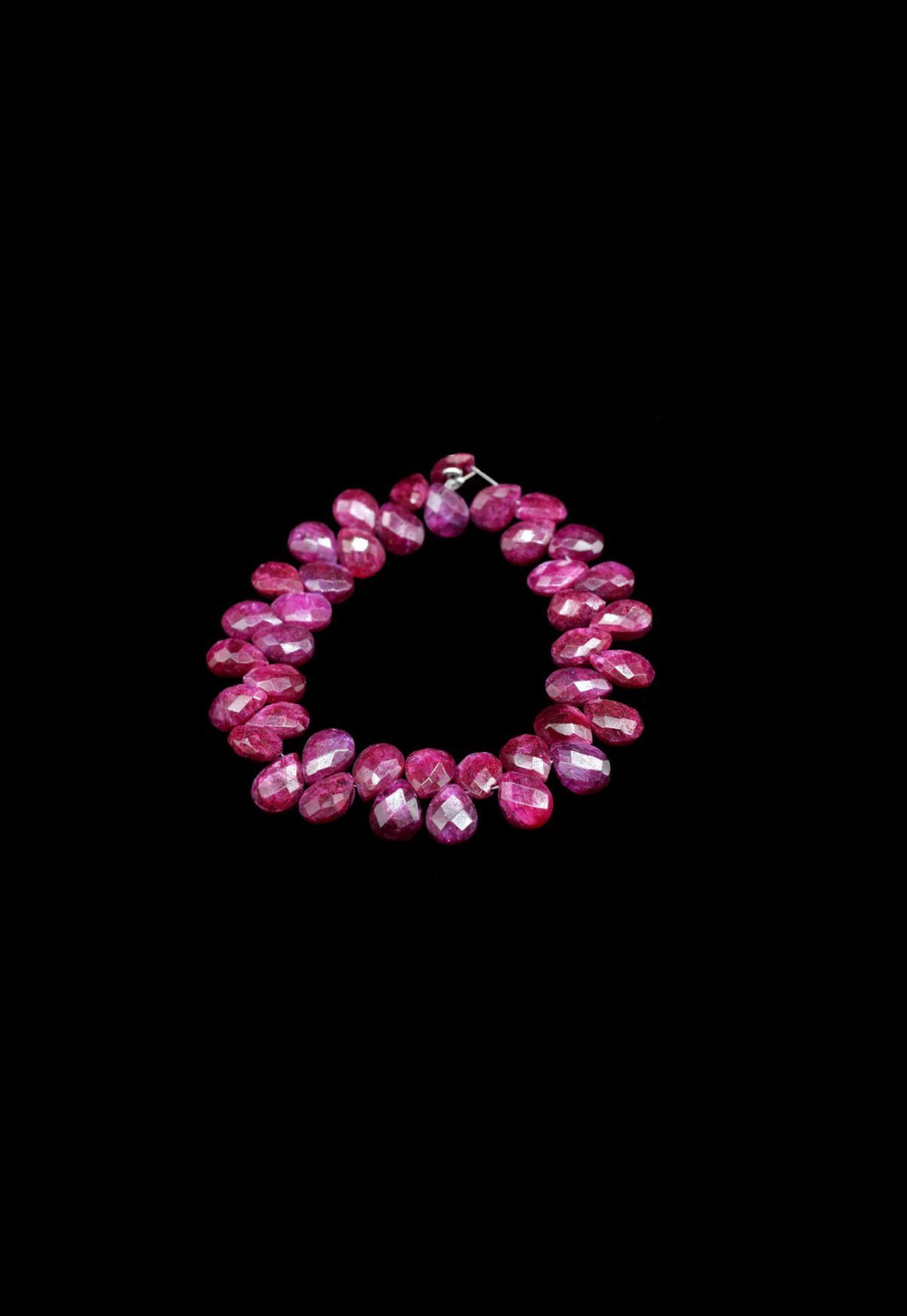 Ruby Drops,Jewelry making beads,Supplies Ruby 6x8 Briolettes,Natural Ruby Beads,Faceted Ruby Beads,Ruby Beads,Ruby Faceted Pear Briolettes