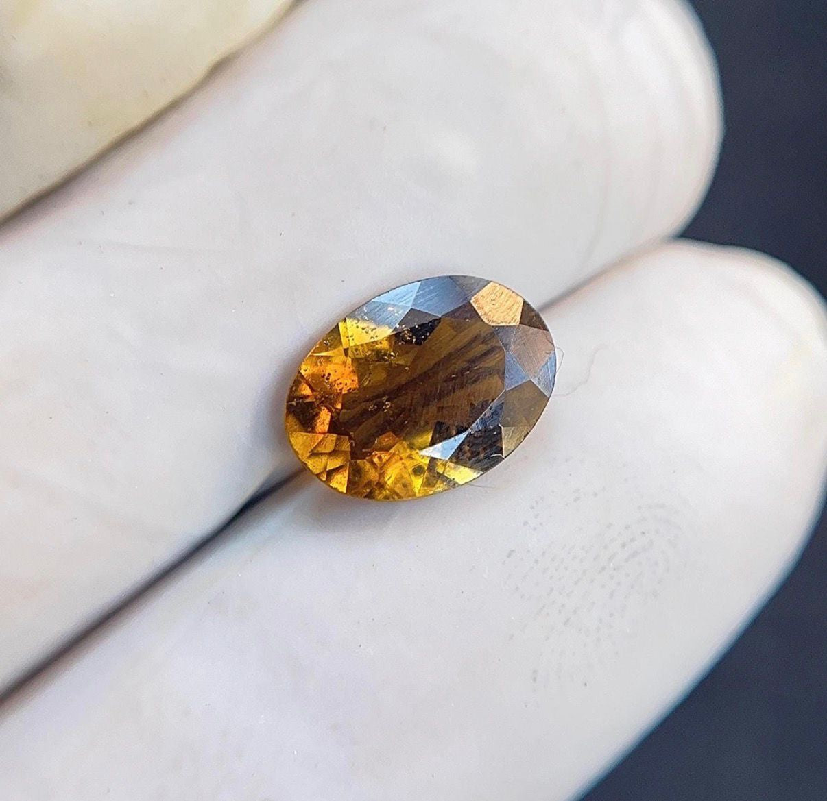 Faceted Oval Tourmaline Gemstone | AAA+ Grade | 10x8x4 MM | MH1175
