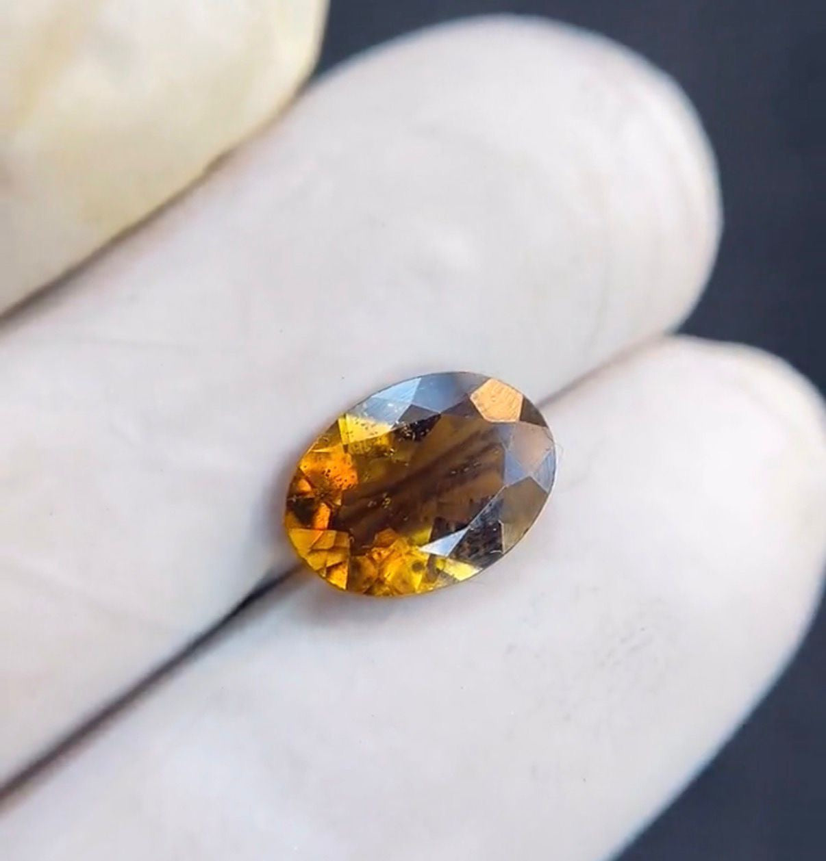 Faceted Oval Tourmaline Gemstone | AAA+ Grade | 10x8x4 MM | MH1175