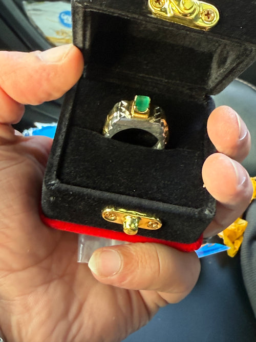 Natural Colombian Emerald ring