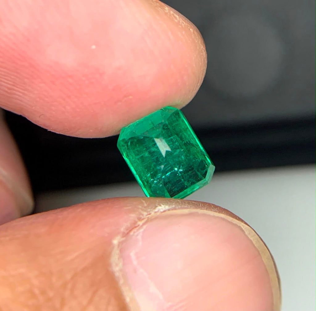2.76 Ct Panjshir Emerald: Emerald Cut Green Beryl, IGI Certified