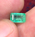 Emerald | 1.68 carats | Light-Green | Faceted | Gem Quality | Step Cut | Panjsher-Afghanistan